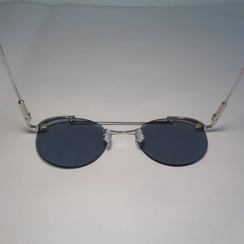 Calvin Klein CK20133S Shiny Silver New Men's Sunglasses